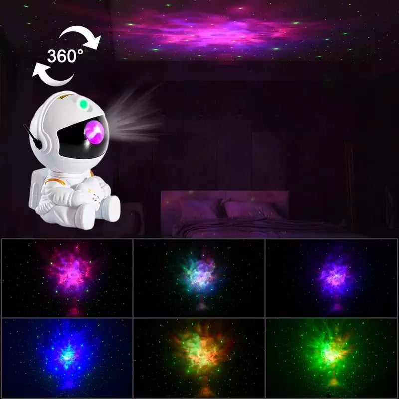 Projetor Astronauta Luzes das Galáxias