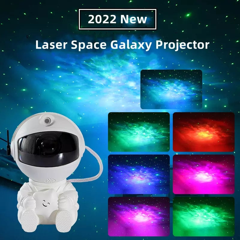 Projetor Astronauta Luzes das Galáxias